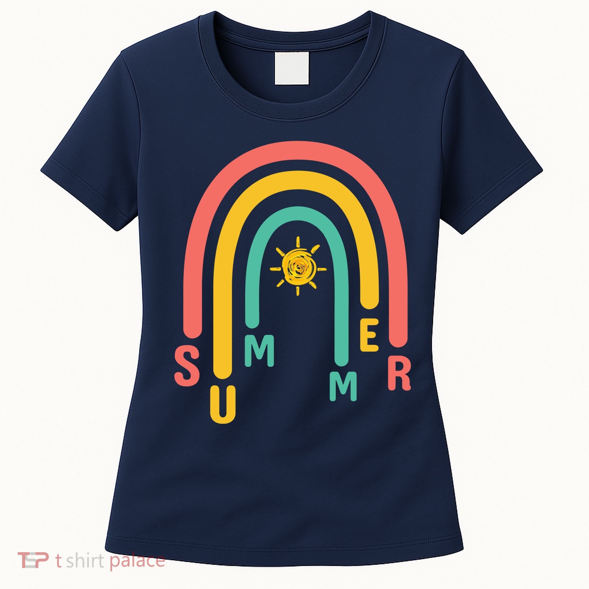 Summer Rainbow Sunshine Cute Women's T-Shirt