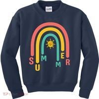 Summer Rainbow Sunshine Cute Kids Sweatshirt thumb 0