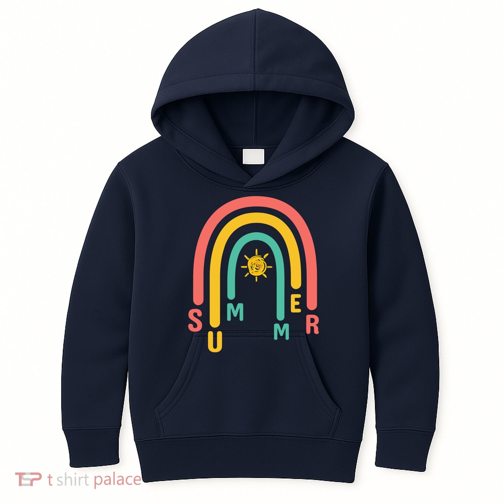 Summer Rainbow Sunshine Cute Kids Hoodie
