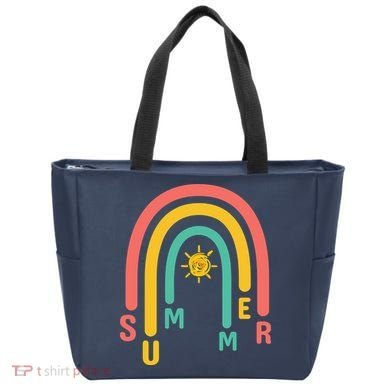 Summer Rainbow Sunshine Cute Tote Bag