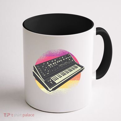 Synthesizer Retro Coffee Mug back