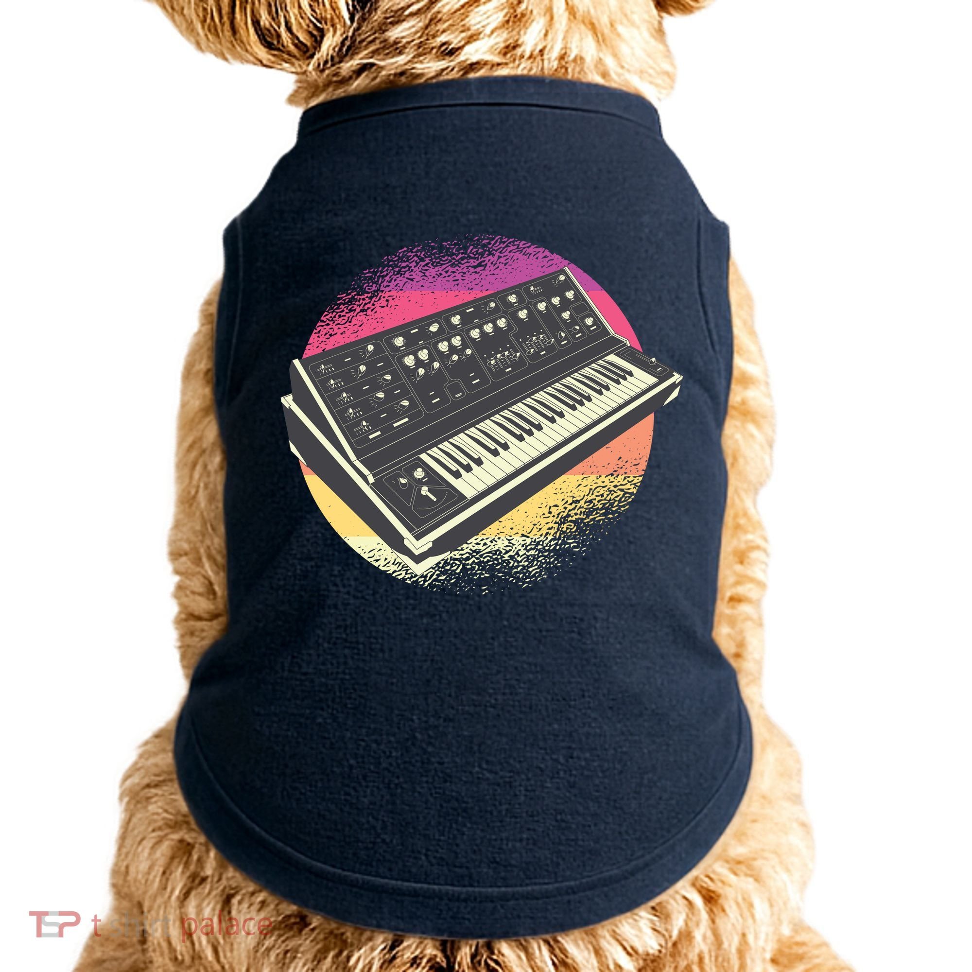 Synthesizer Retro Doggie Tank