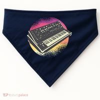 Synthesizer Retro USA-Made Doggie Bandana thumb 0