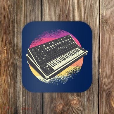 Synthesizer Retro Coaster