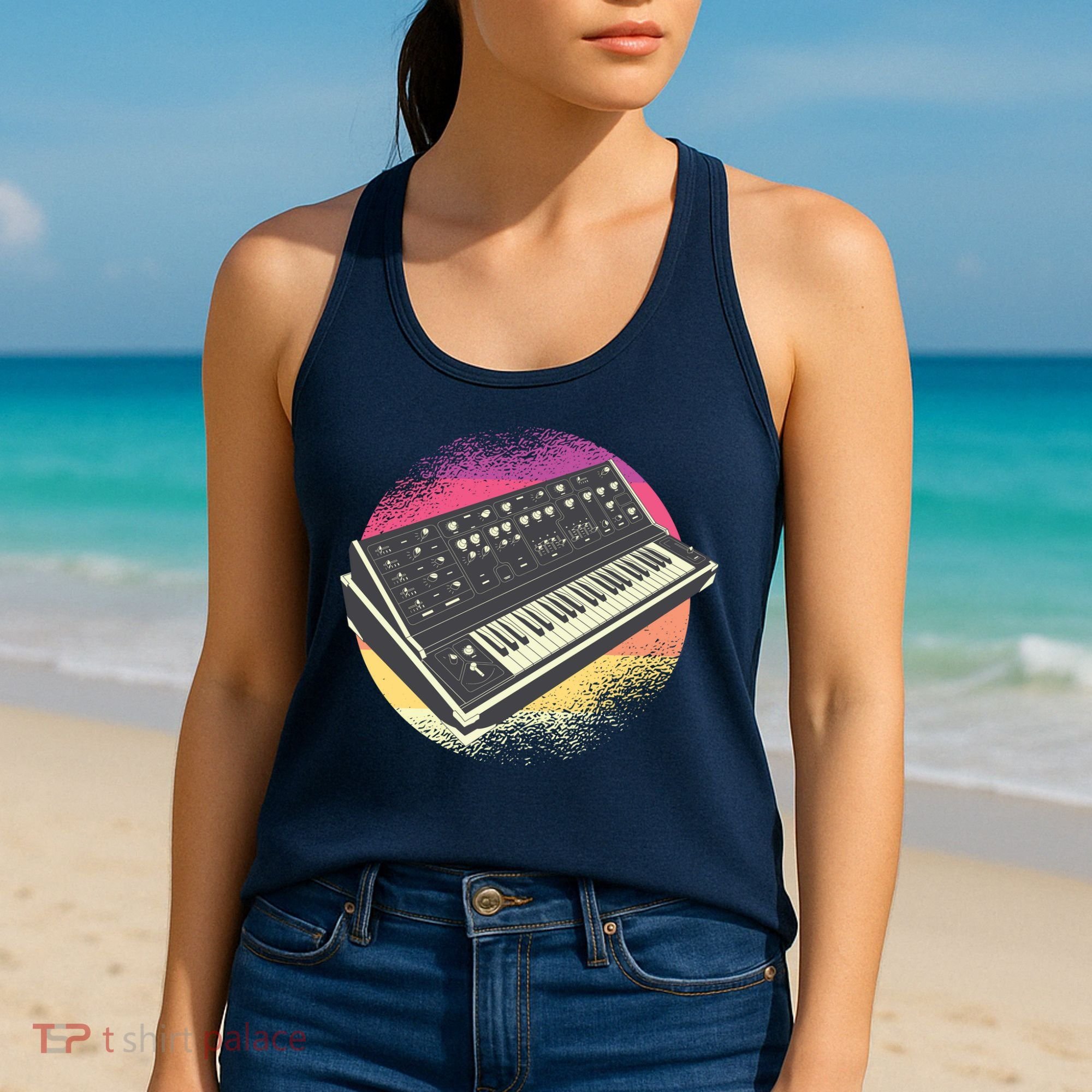 Synthesizer Retro Women's Tank Top