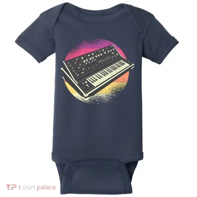 Synthesizer Retro Baby Bodysuit