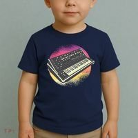 Synthesizer Retro Toddler T-Shirt thumb 2