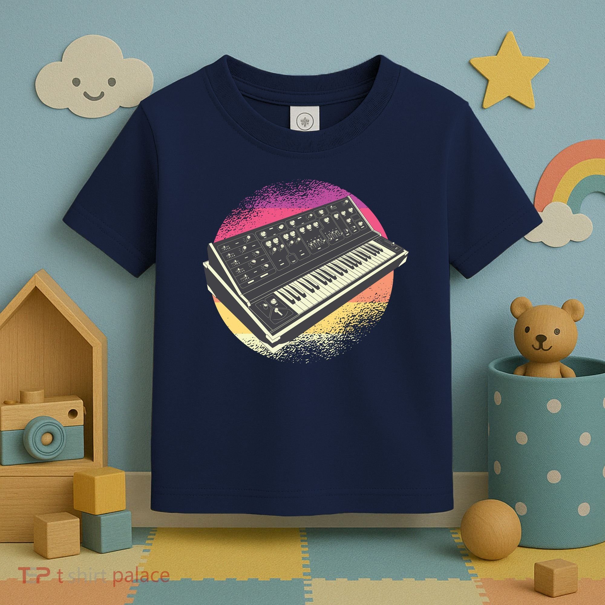 Synthesizer Retro Toddler T-Shirt