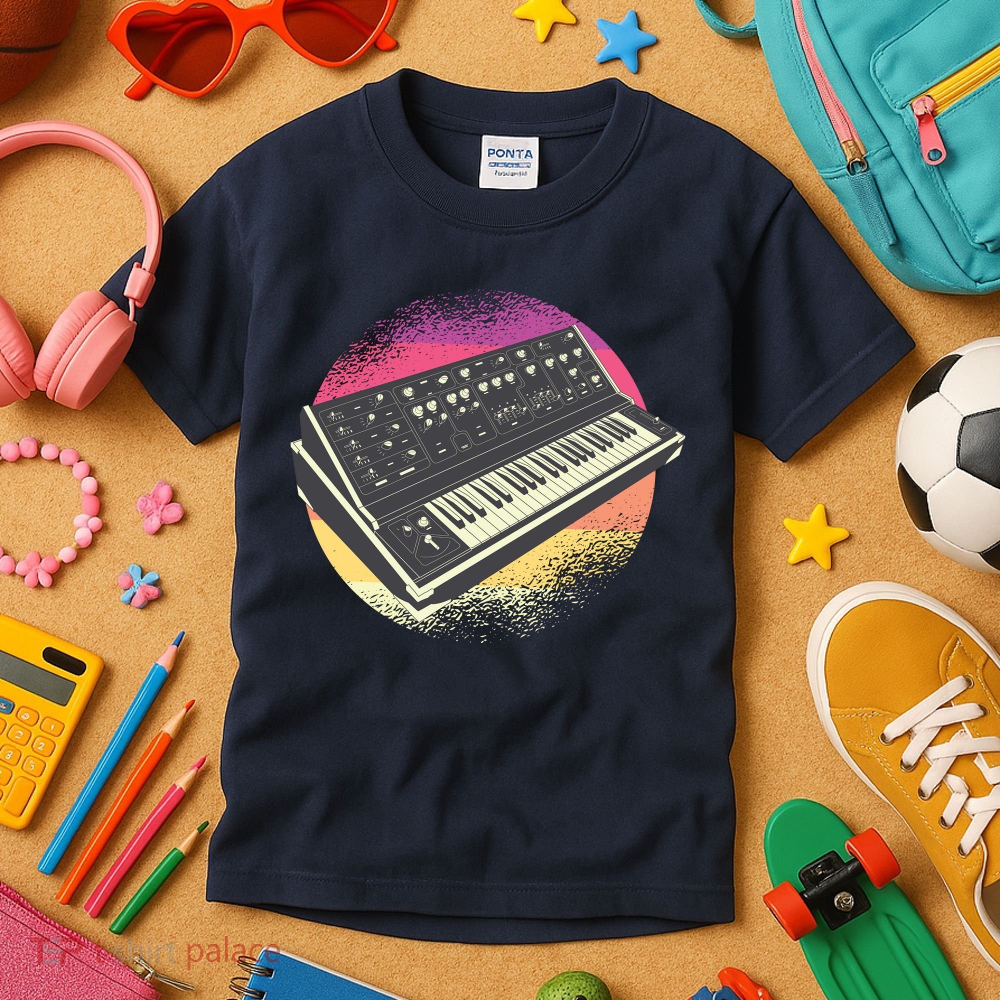 Synthesizer Retro Kids T-Shirt