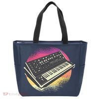 Synthesizer Retro Tote Bag thumb 0