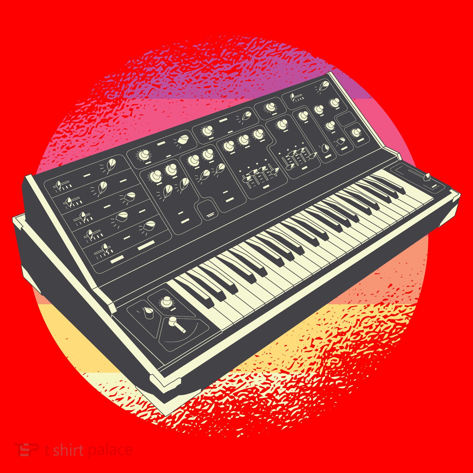 Synthesizer Retro Santa Hat