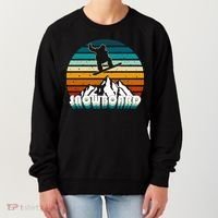 Snowboard Retro Sunset Women's Sweatshirt thumb 0