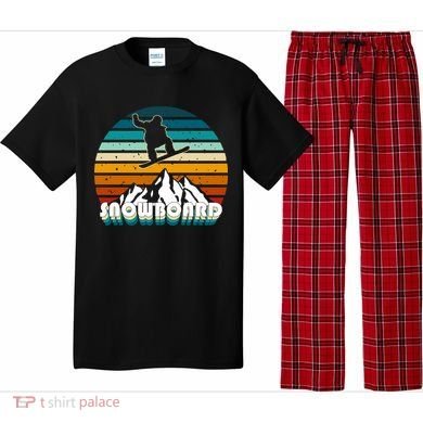 Snowboard Retro Sunset Pajama Set