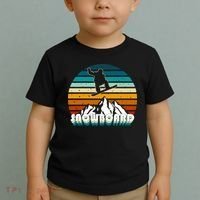 Snowboard Retro Sunset Toddler T-Shirt thumb 2