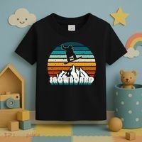 Snowboard Retro Sunset Toddler T-Shirt thumb 3