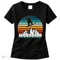 Snowboard Retro Sunset Women's T-Shirt thumb 0