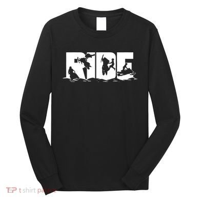 Snowmobile Ride Snowmobiling Winter Sport Long Sleeve Shirt
