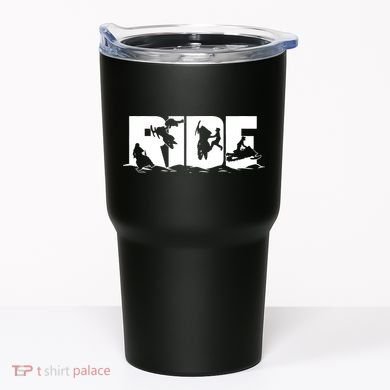 Snowmobile Ride Snowmobiling Winter Sport Tumbler