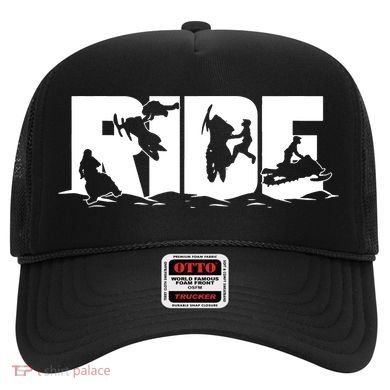 Snowmobile Ride Snowmobiling Winter Sport Hat