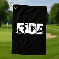 Snowmobile Ride Snowmobiling Winter Sport Golf Towel thumb 1