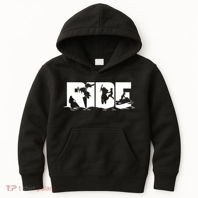 Snowmobile Ride Snowmobiling Winter Sport Kids Hoodie