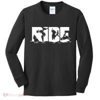 Snowmobile Ride Snowmobiling Winter Sport Kids Long Sleeve Shirt thumb 0