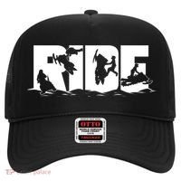 Snowmobile Ride Snowmobiling Winter Sport Gift Hat thumb 0