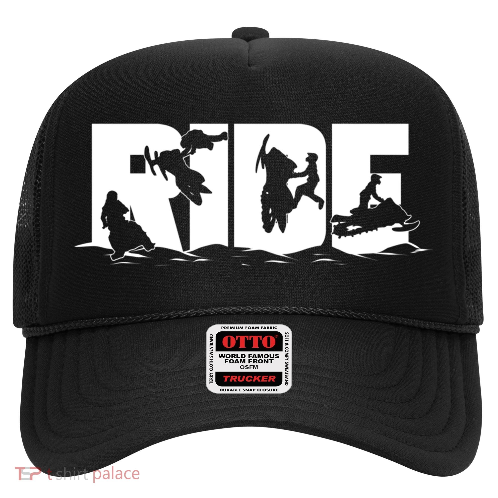 Snowmobile Ride Snowmobiling Winter Sport Gift Hat