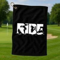 Snowmobile Ride Snowmobiling Winter Sport Gift Golf Towel thumb 1