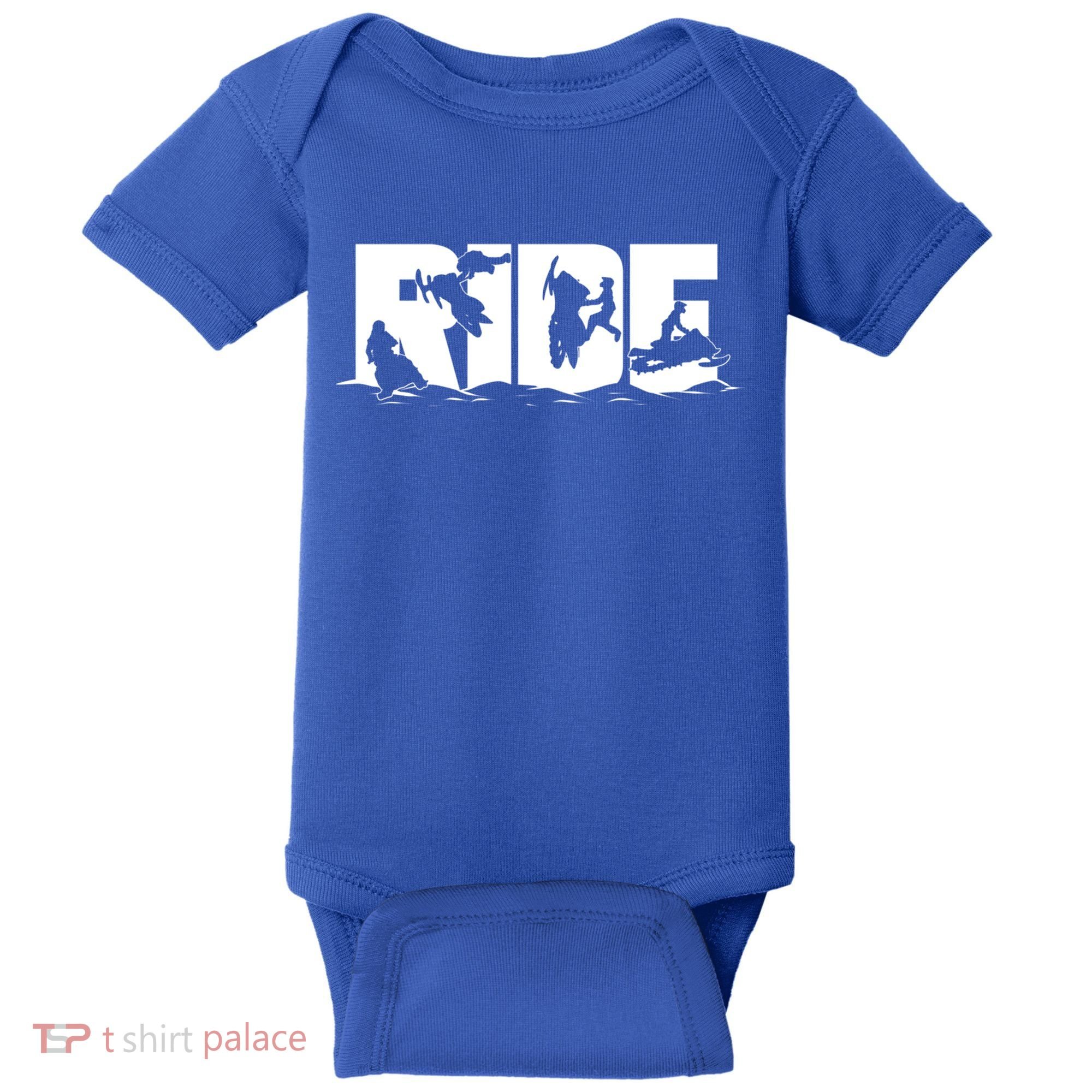Snowmobile Ride Snowmobiling Winter Sport Gift Baby Bodysuit