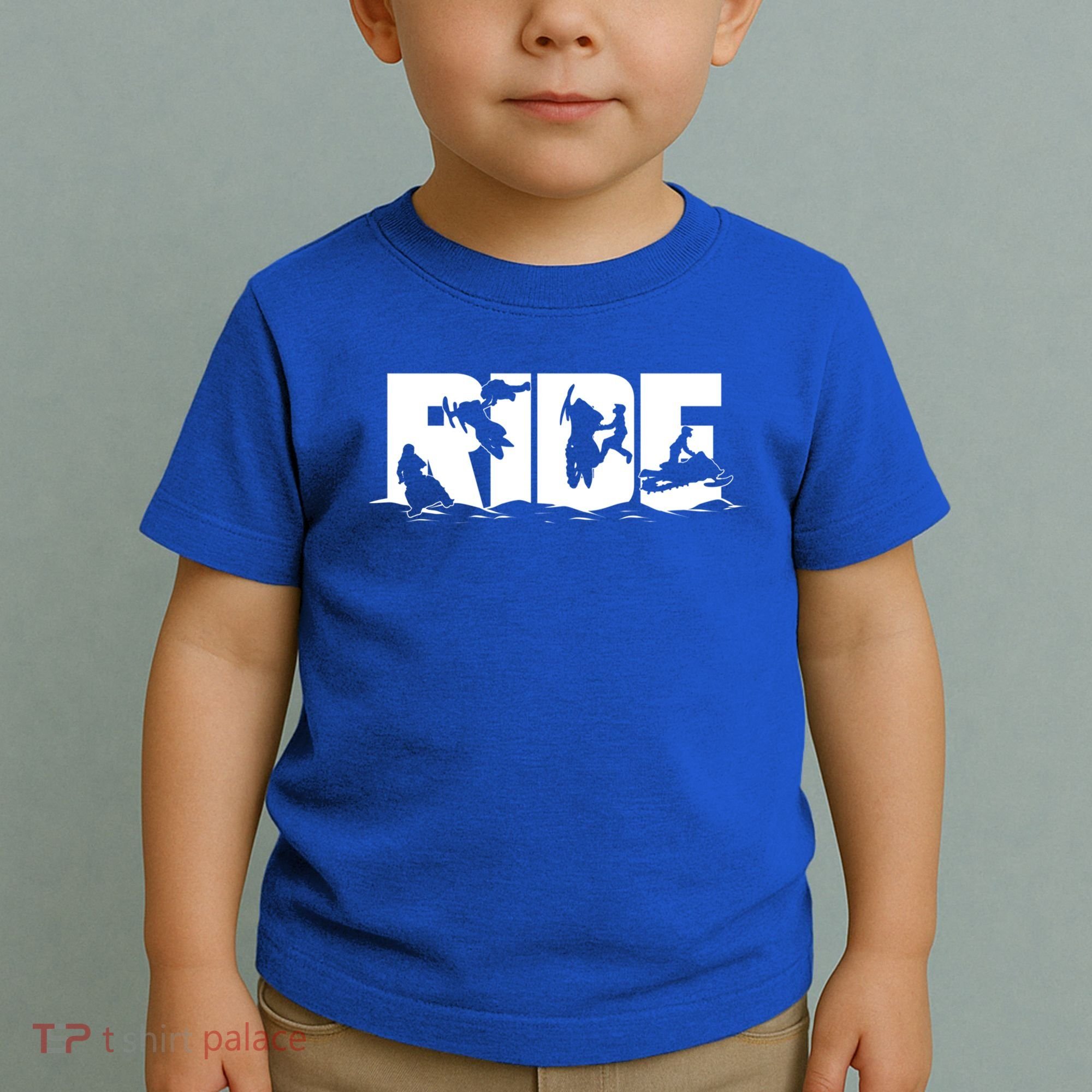 Snowmobile Ride Snowmobiling Winter Sport Gift Toddler T-Shirt