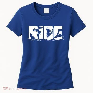 Snowmobile Ride Snowmobiling Winter Sport Gift Women's T-Shirt