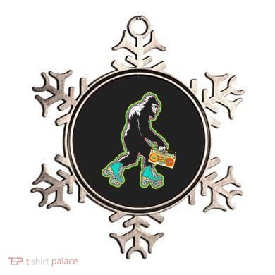 Sasquatch Roller Skater Bigfoot Skate Vintage Roller Skating Gift Ornament