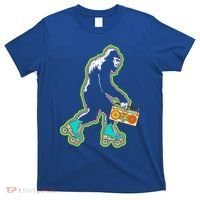 Sasquatch Roller Skater Bigfoot Skate Vintage Roller Skating Gift T-Shirt thumb 0