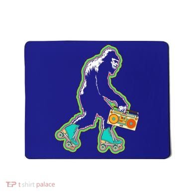 Sasquatch Roller Skater Bigfoot Skate Vintage Roller Skating Gift Mousepad