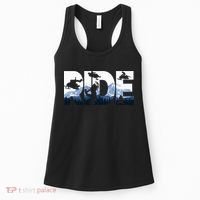 Snowmobile Ride Snow Mountain Snowmobiling Winter Sport Women's Tank Top thumb 0