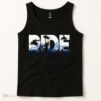Snowmobile Ride Snow Mountain Snowmobiling Winter Sport Tank Top thumb 2