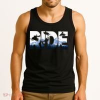 Snowmobile Ride Snow Mountain Snowmobiling Winter Sport Tank Top thumb 3