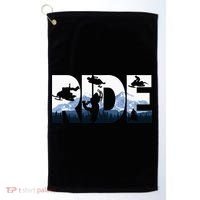 Snowmobile Ride Snow Mountain Snowmobiling Winter Sport Golf Towel thumb 0