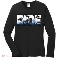 Snowmobile Ride Snow Mountain Snowmobiling Winter Sport Women's Long Sleeve Shirt thumb 0