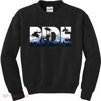 Snowmobile Ride Snow Mountain Snowmobiling Winter Sport Kids Sweatshirt thumb 0