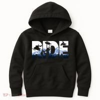 Snowmobile Ride Snow Mountain Snowmobiling Winter Sport Kids Hoodie thumb 0