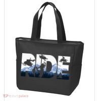 Snowmobile Ride Snow Mountain Snowmobiling Winter Sport Tote Bag thumb 3