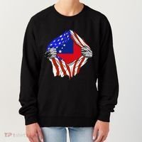 Samoan Roots Samoa Usa Samoan Pride Chest Samoan Flag Women's Sweatshirt thumb 0