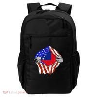 Samoan Roots Samoa Usa Samoan Pride Chest Samoan Flag Backpack thumb 0