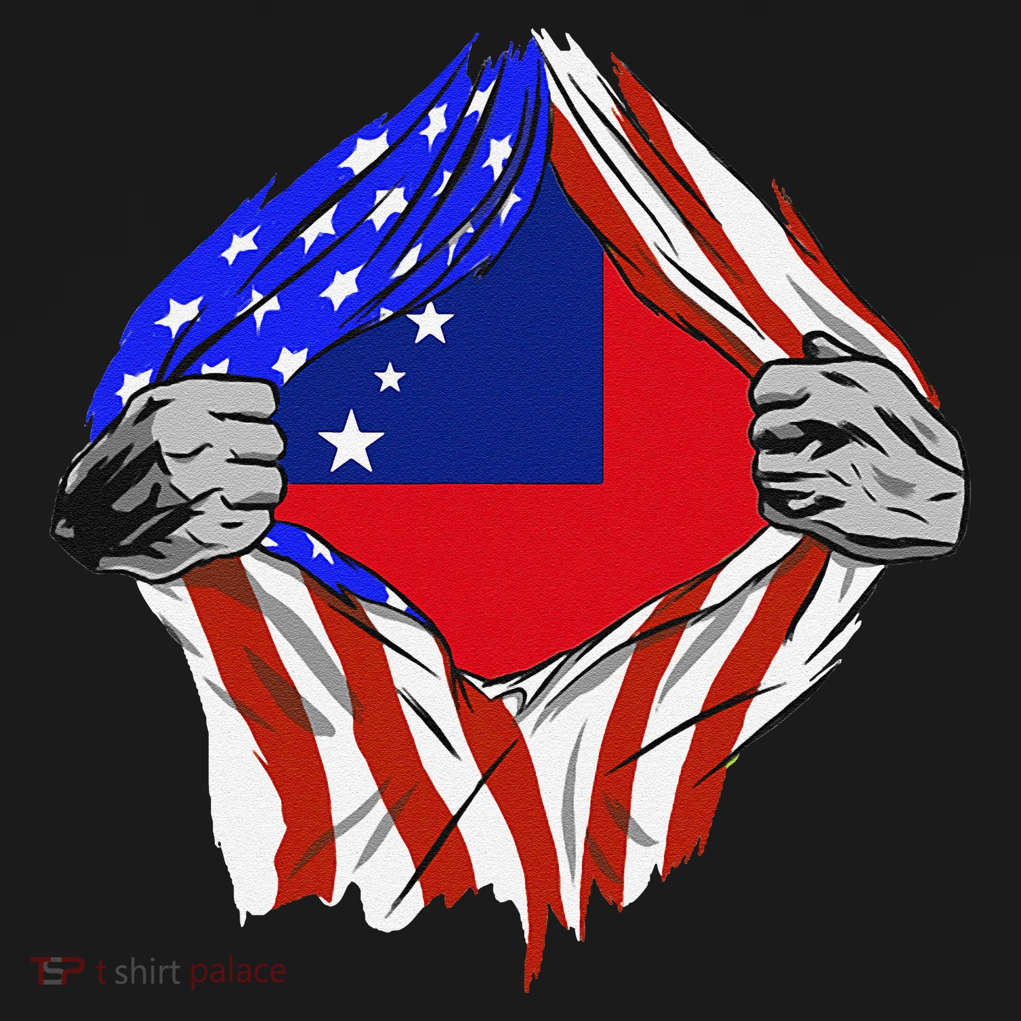 Samoan Roots Samoa Usa Samoan Pride Chest Samoan Flag Women's Hoodie