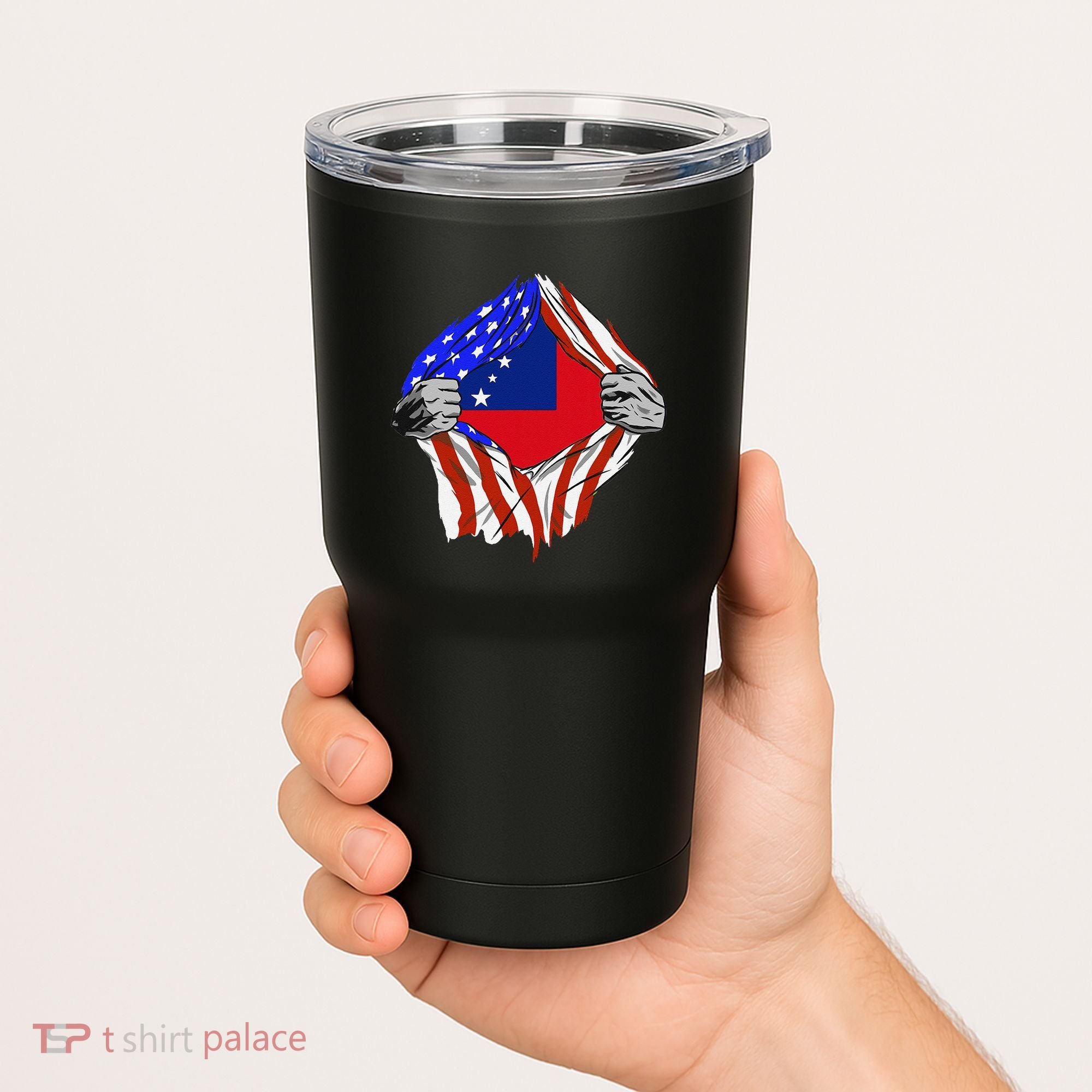 Samoan Roots Samoa Usa Samoan Pride Chest Samoan Flag Tumbler