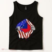 Samoan Roots Samoa Usa Samoan Pride Chest Samoan Flag Tank Top thumb 2