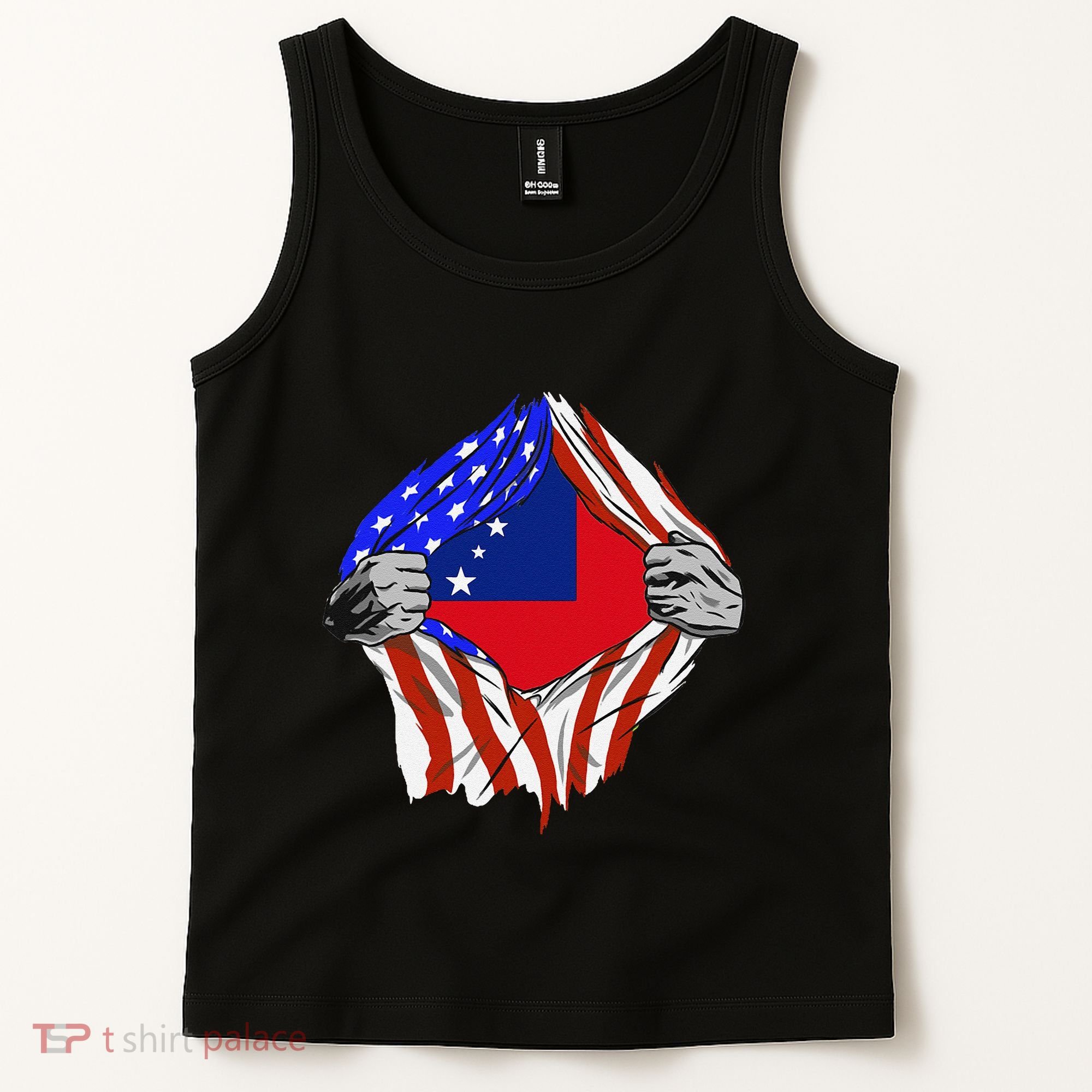 Samoan Roots Samoa Usa Samoan Pride Chest Samoan Flag Tank Top