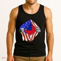 Samoan Roots Samoa Usa Samoan Pride Chest Samoan Flag Tank Top thumb 3
